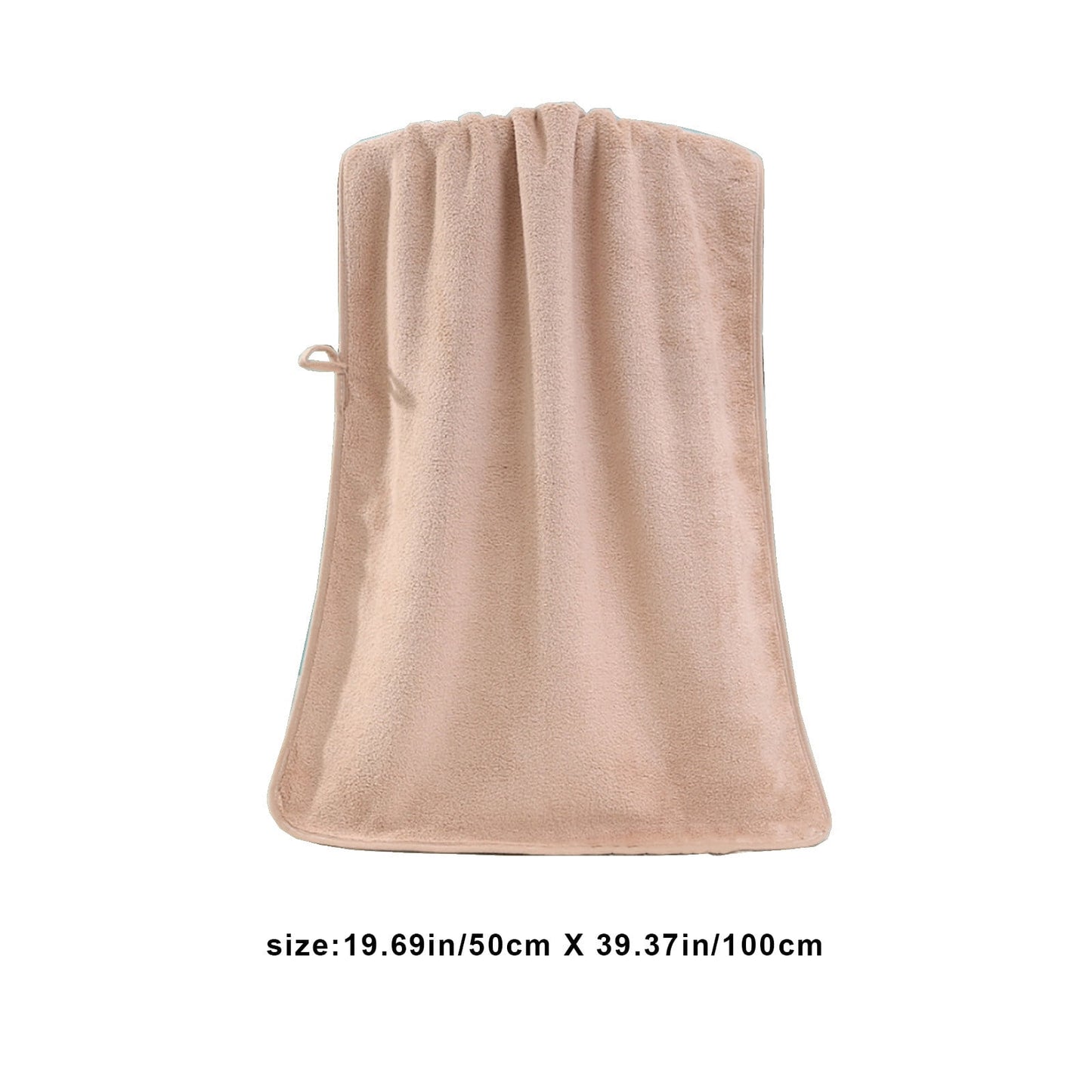 Khaki Oversized Microfiber Towel for Large, Medium or Small Pets