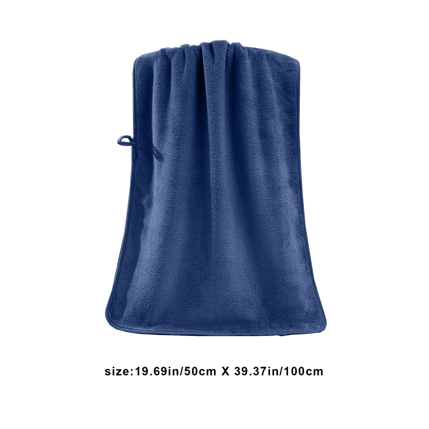 Blue Oversized Microfiber Towel for Large, Medium or Small Pets
