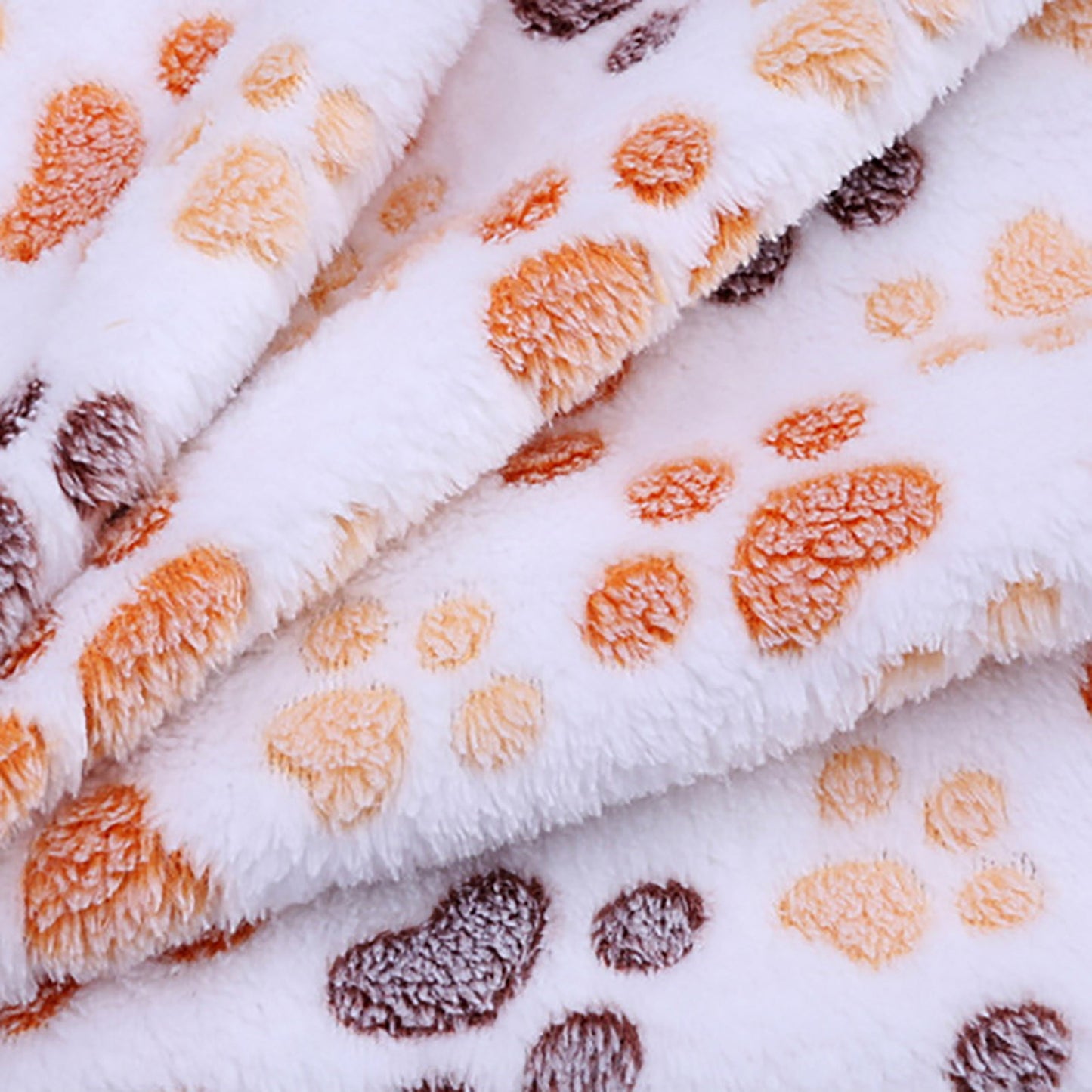 Soft Absorbent Paw Print Bath Towel for Drying Dogs and Cats
