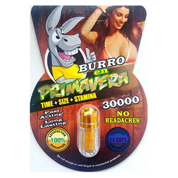 Burro En Primavera 30000 5 Pill Packs