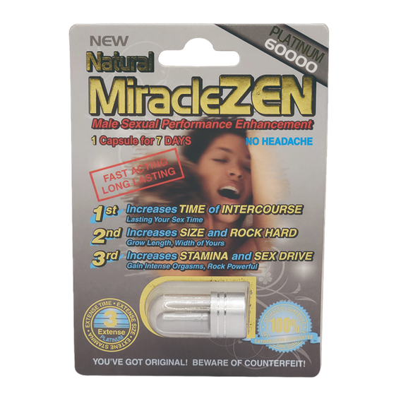 Miracle Zen Platinum 600000 5 Pill Packs