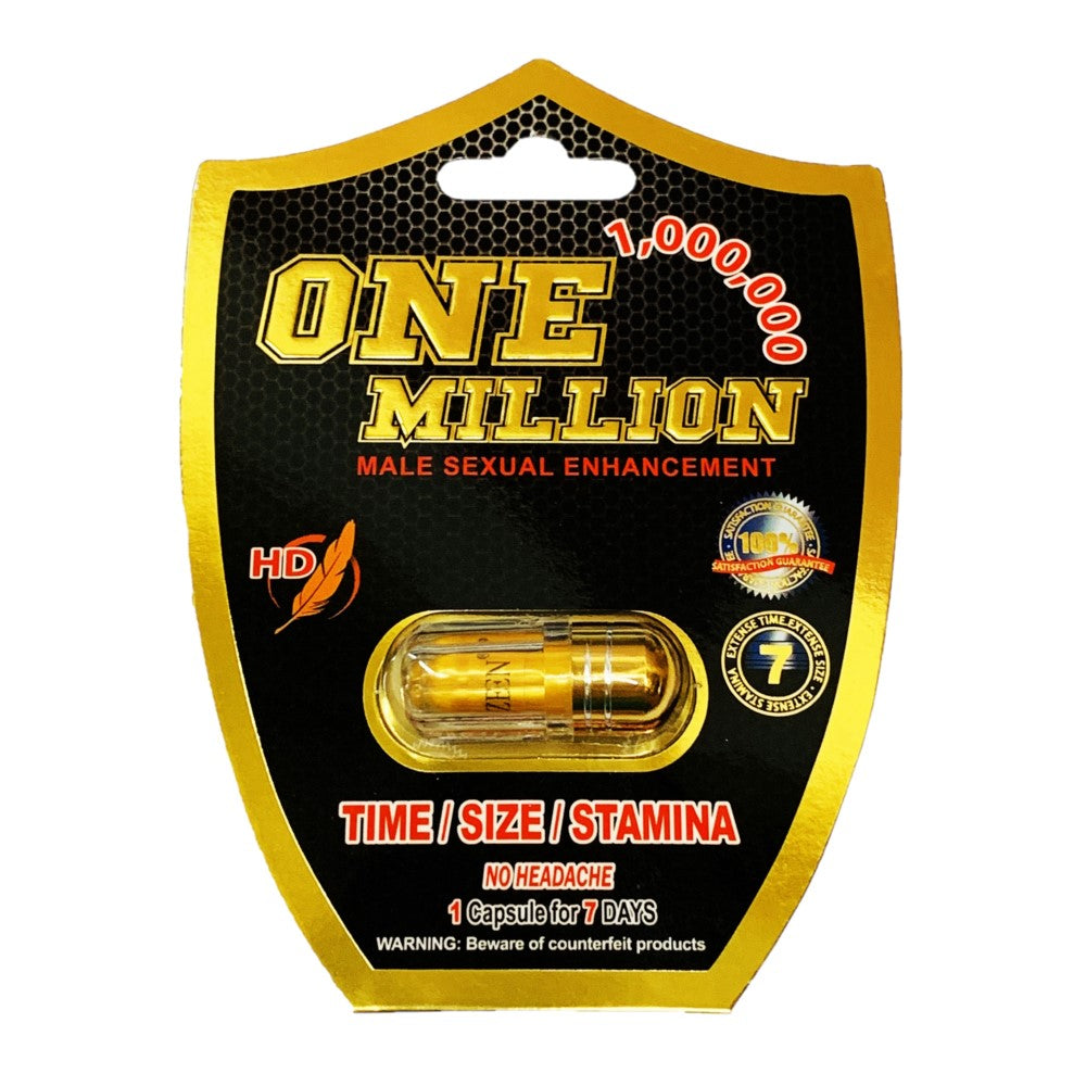 One Million 5 Pill Packs