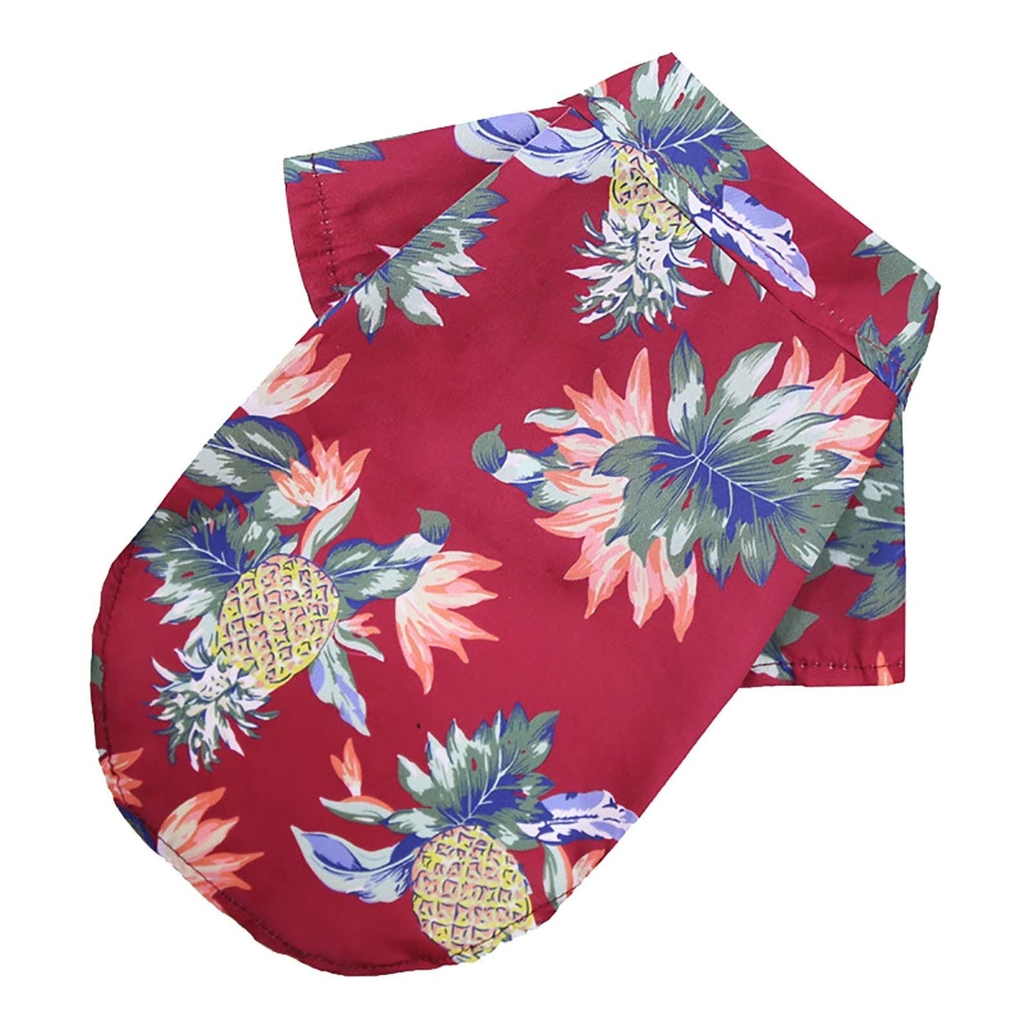 Floral Short-Sleeve Printed Pet T Shirts