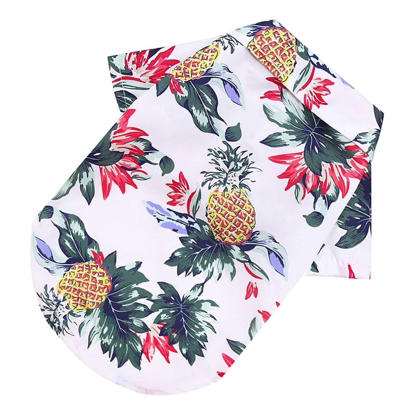 Floral Short-Sleeve Printed Pet T Shirts