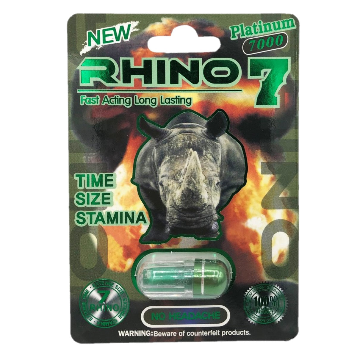 Rhino 77 7000 5 Pill Packs