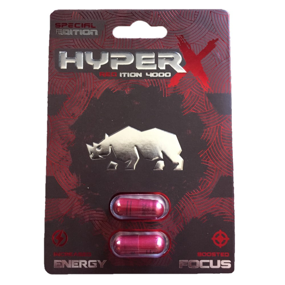 Rhino Hyper X 4000 5 Pill Packs