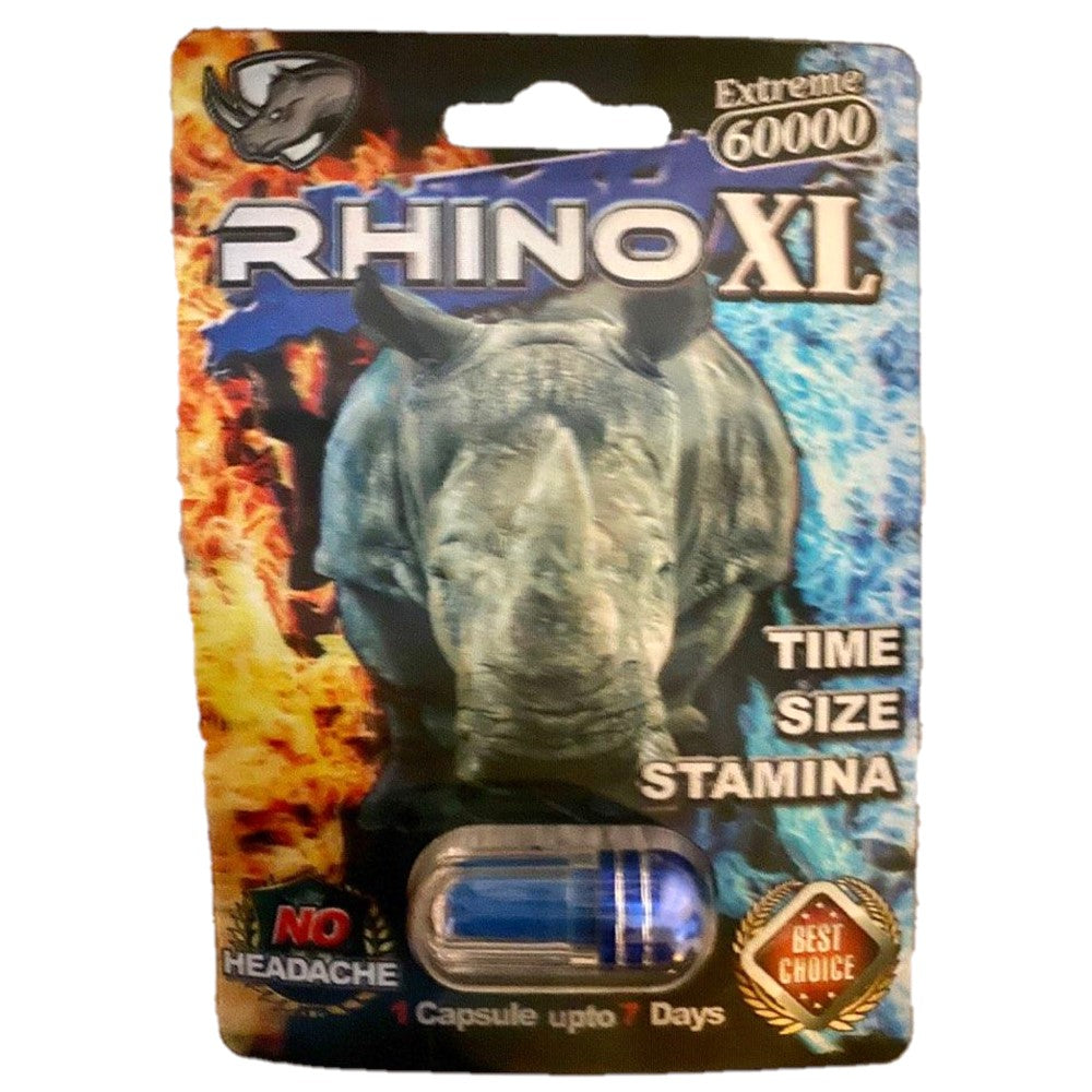Rhino XL 60000 5 Pill Packs