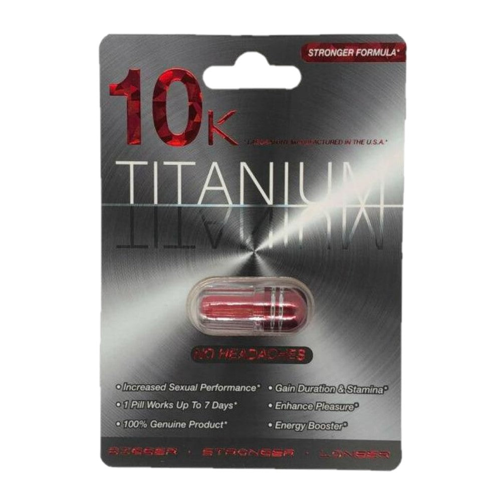 Titanium 10K 5 Pill Packs