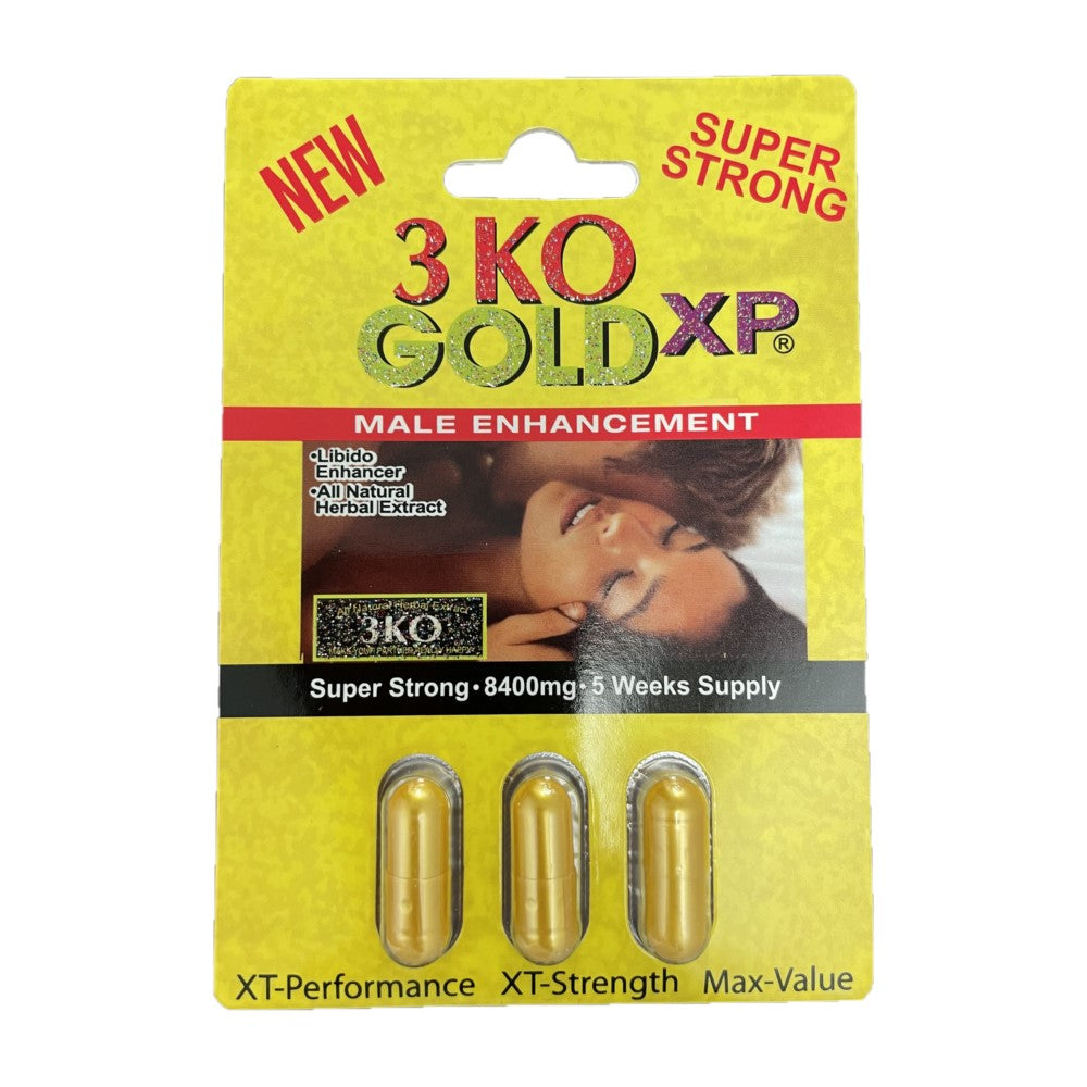 3KO Gold XP 6 Pill Packs