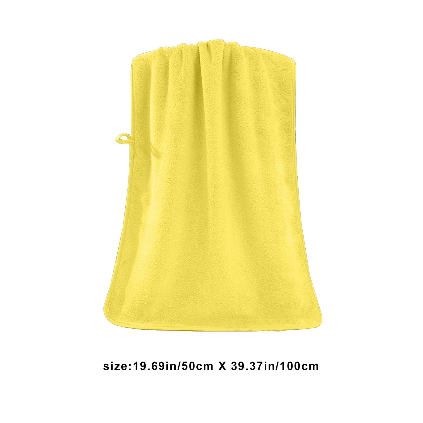 Yellow Oversized Microfiber Towel for Large, Medium or Small Pets