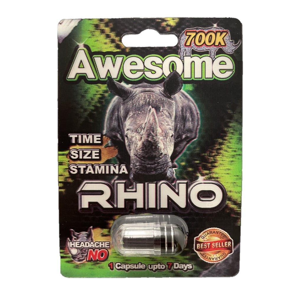 Awesome Rhino 700K 5 Pill Packs