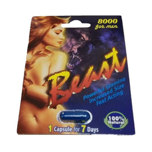 Beast 8000 5 Pill Packs