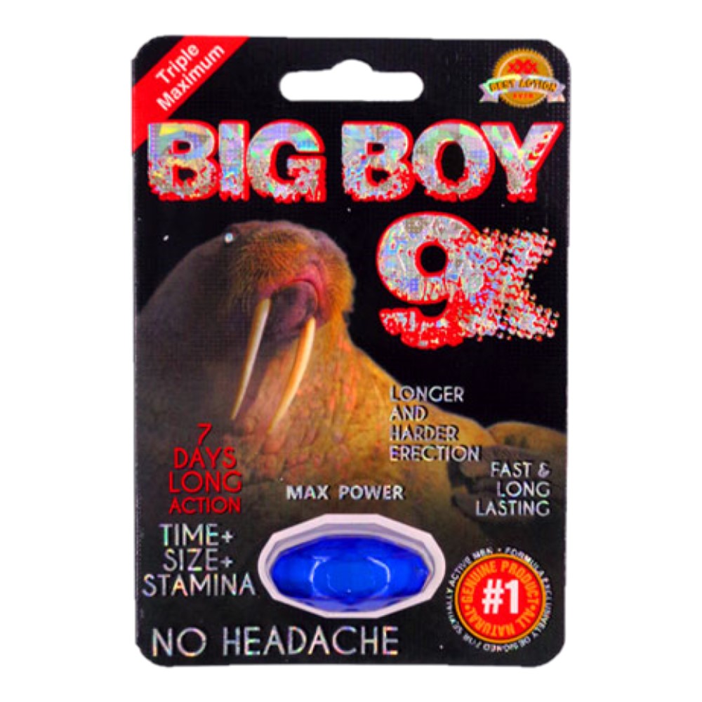 Big Boy 9X 5 Pill Packs