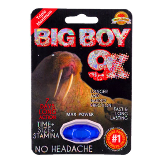 Big Boy 9X 5 Pill Packs
