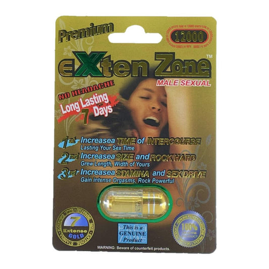 Exten Zone 12000 5 Pill Packs