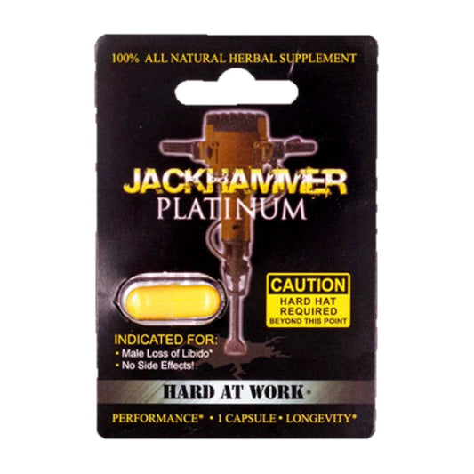 Jackhammer Platinum 5 Pill Packs