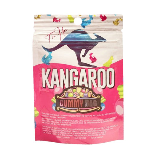 Kangaroo Pink Gummy For Her 3 Packs (6 Gummies)