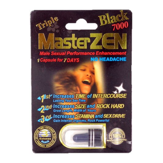 Master Zen Black 7000 5 Pill Packs