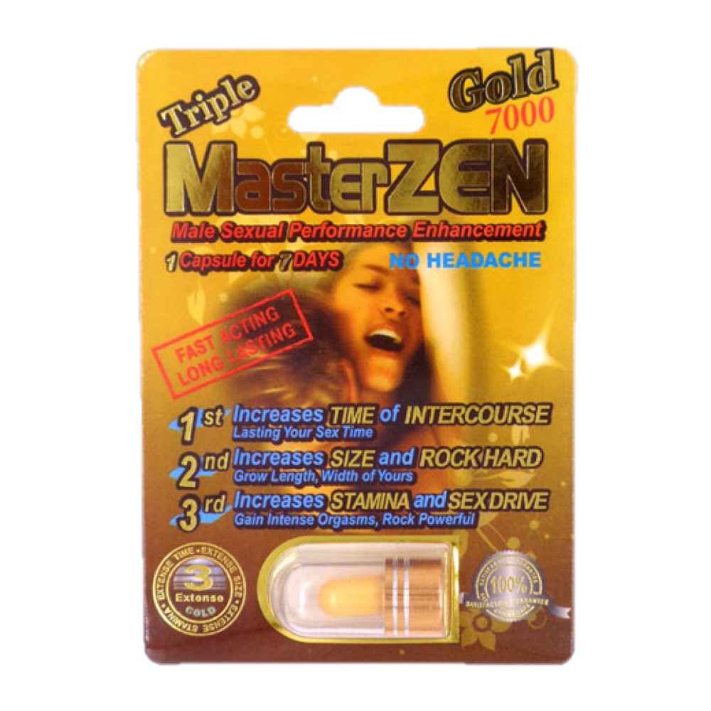 Master Zen Gold 7000 5 Pill Packs