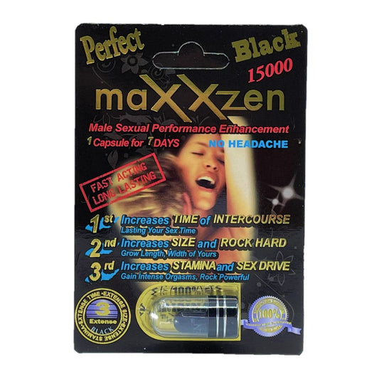 Maxxzen Black 15000 5 Pill Packs