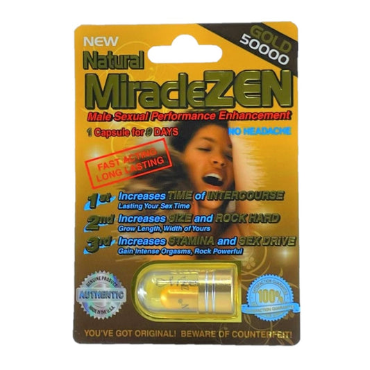 Miracle Zen Gold 50000 5 Pill Packs