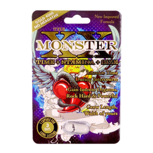 Monster XX 4000 5 Pill Packs