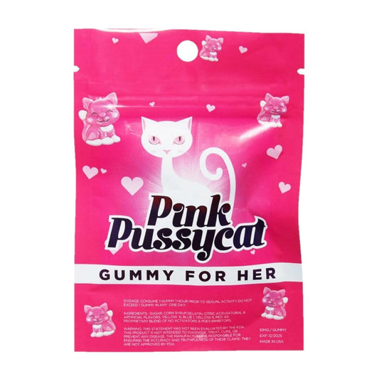 Pink Pussycat Gummies Womens 3 Packs (6 Gummies)