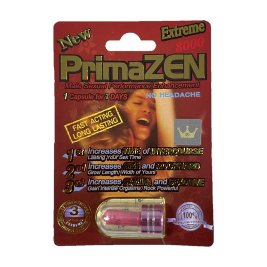 Prima Zen Extreme 8000 5 Pill Packs