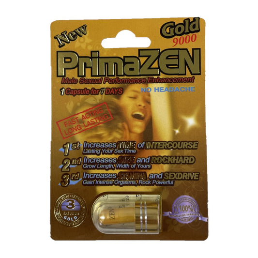 Prima Zen Gold 9000 5 Pill Packs