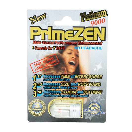 Prime Zen Platinum 9000 5 Pill Packs