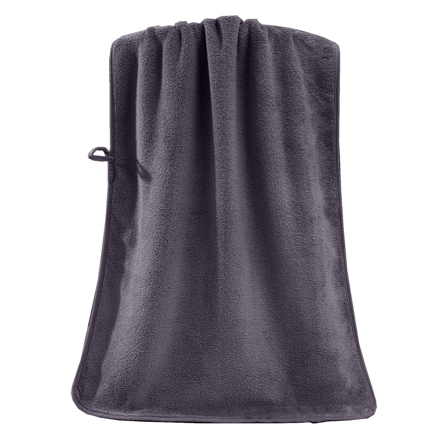 Gray Oversized Microfiber Towel for Large, Medium or Small Pets