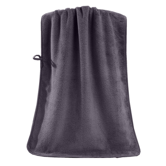 Gray Oversized Microfiber Towel for Large, Medium or Small Pets