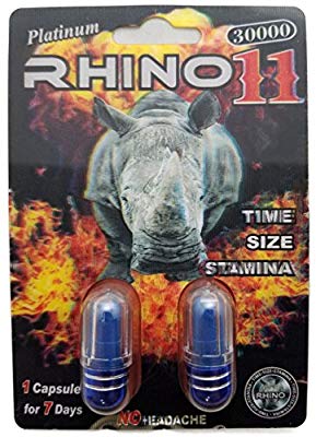 Rhino 11 30000 6 Pill Packs