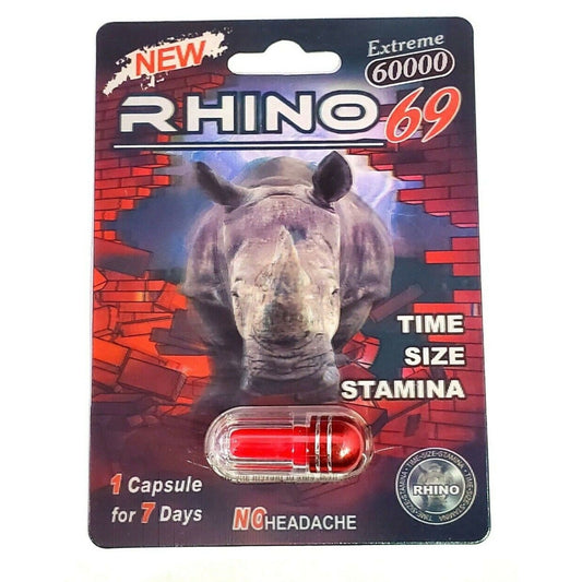Rhino sixtynine 60000 5 Pill Packs