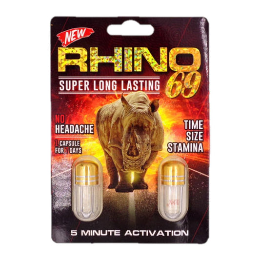 Rhino sixtynine Double 20 Pill Packs
