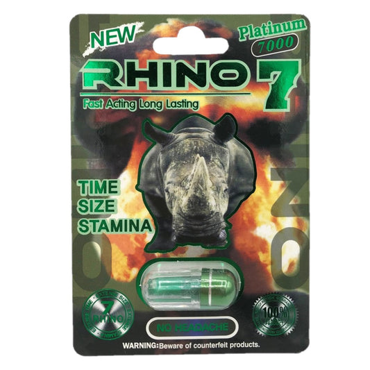 Rhino 77 7000 5 Pill Packs