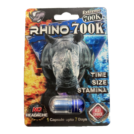 Rhino 700K 700000 5 Pill Packs