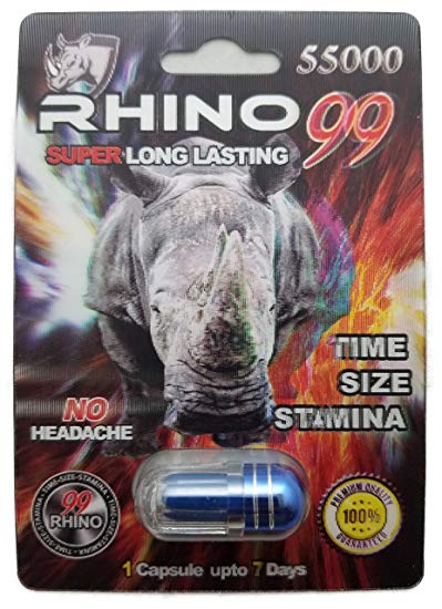 Rhino 99 55000 5 Pill Packs