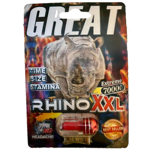 Rhino Great XXL 70K 5 Pill Packs