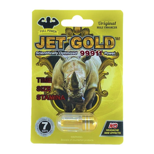 Rhino Jet Gold 99911 5 Pill Packs