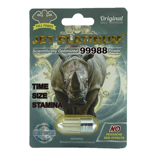 Rhino Jet Platinum 99988 5 Pill Packs