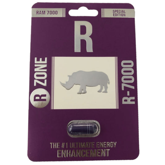 Rhino R Zone Ram 7000 5 Pill Packs