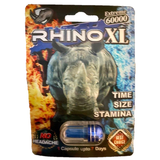 Rhino XL 60000 5 Pill Packs