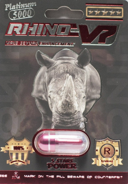 Rhino V7 3000K 5 Pill Packs