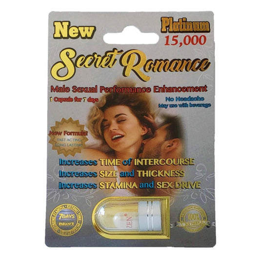 Secret Romance 15000 5 Pill Packs