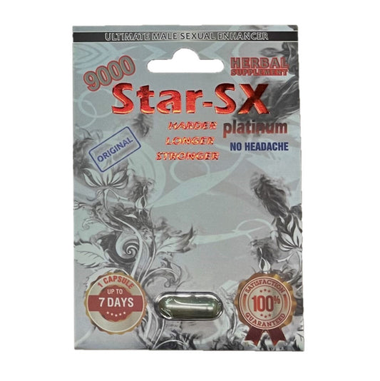 Star X Platinum 9000 5 Pill Packs