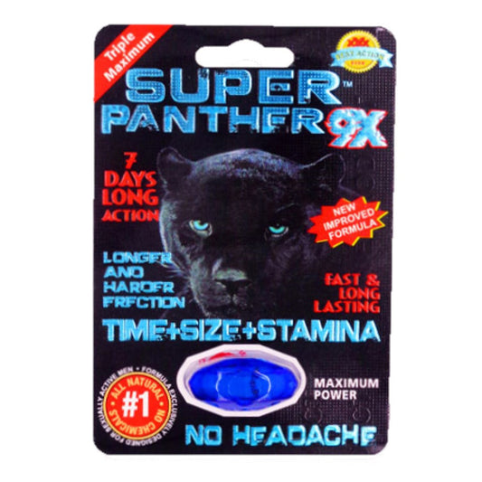 Super Panther 9X 5 Pill Packs