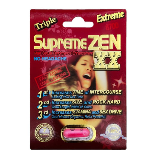 Supreme Zen XX Extreme 8700 2 Pill Packs