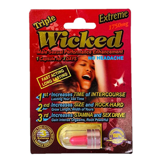 Wicked Extreme 1750 5 Pill Packs