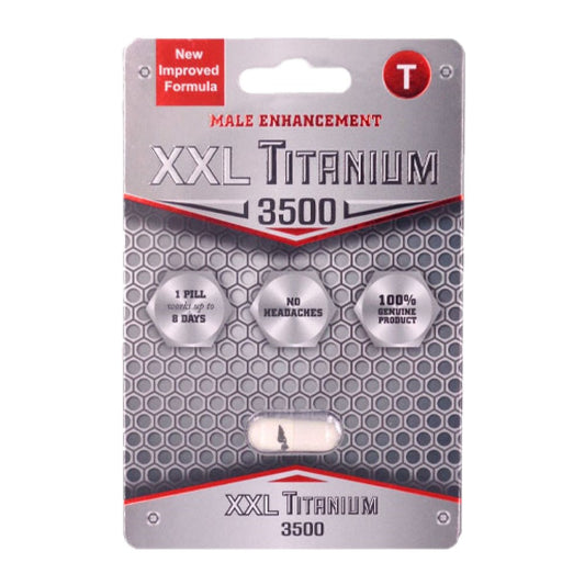 XXL Titanium 3500 5 Pill Packs